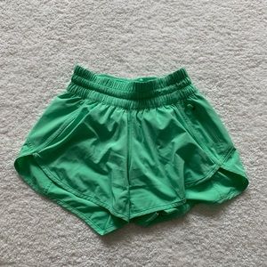 Green Lululemon Shorts